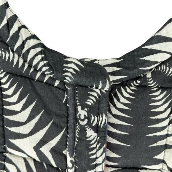 BA&SH Terry Reversible Jacket Geometric Pattern Floral Print Women's Small - Picture 7 of 10